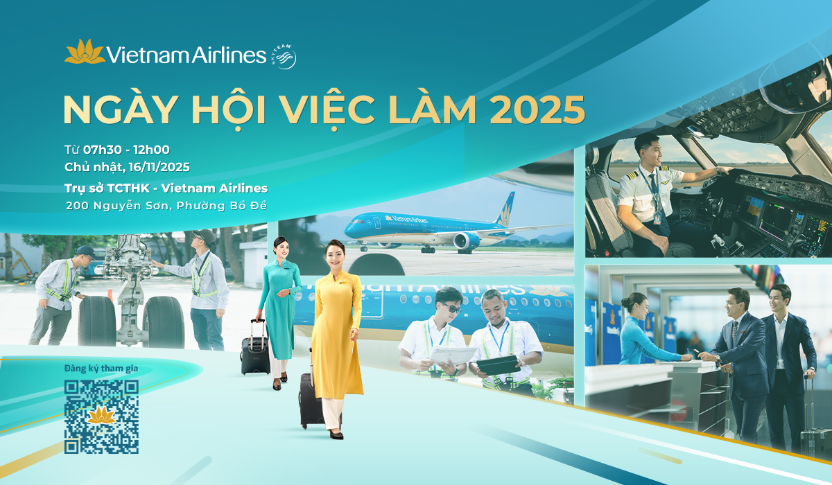 Vietnam Airlines lần đầu tiên tổ chức Ngày hội việc làm