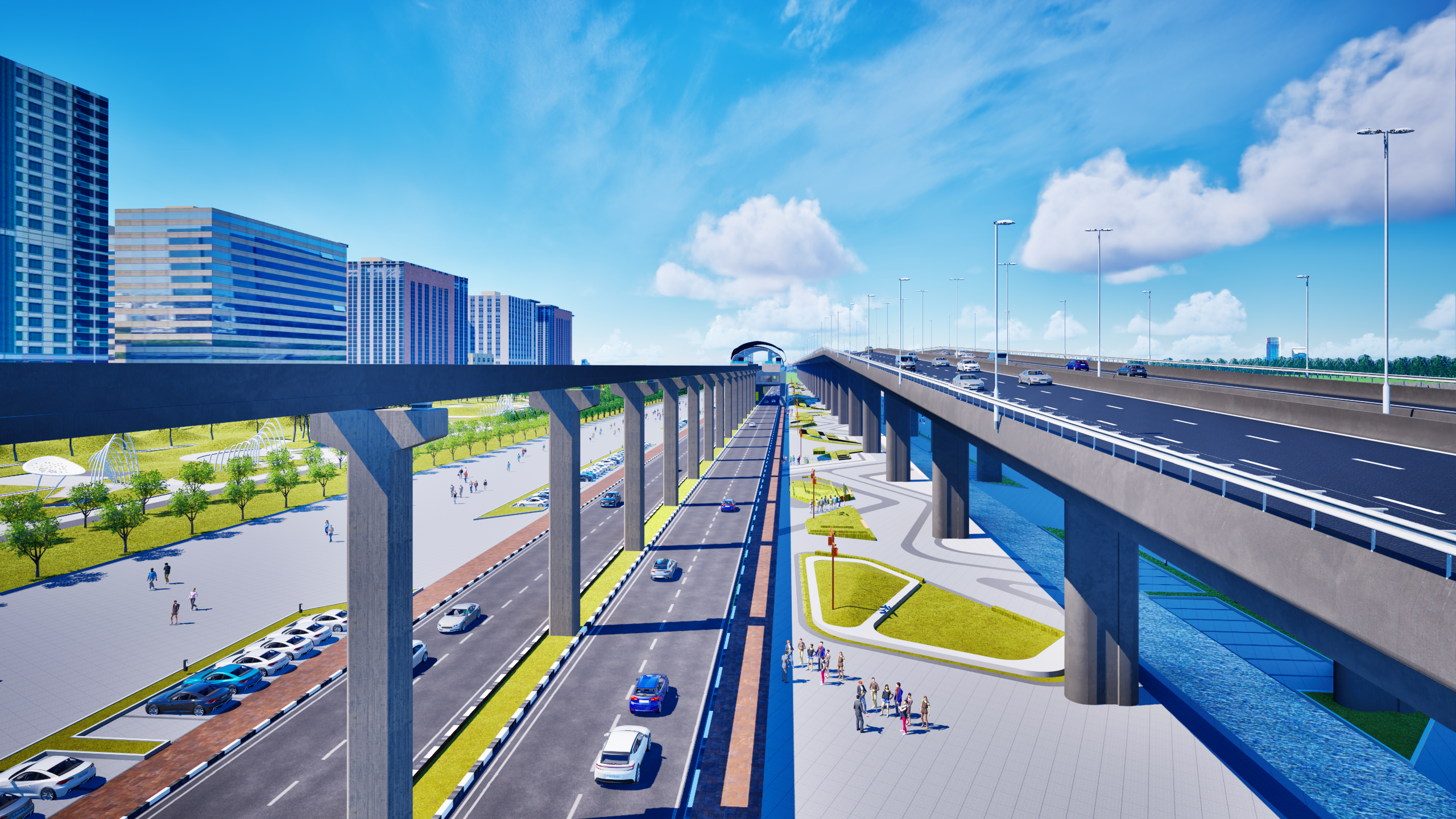 Siêu dự án Đại lộ cảnh quan sông Hồng dự kiến có tổng mức đầu tư 340.000 tỷ đồng