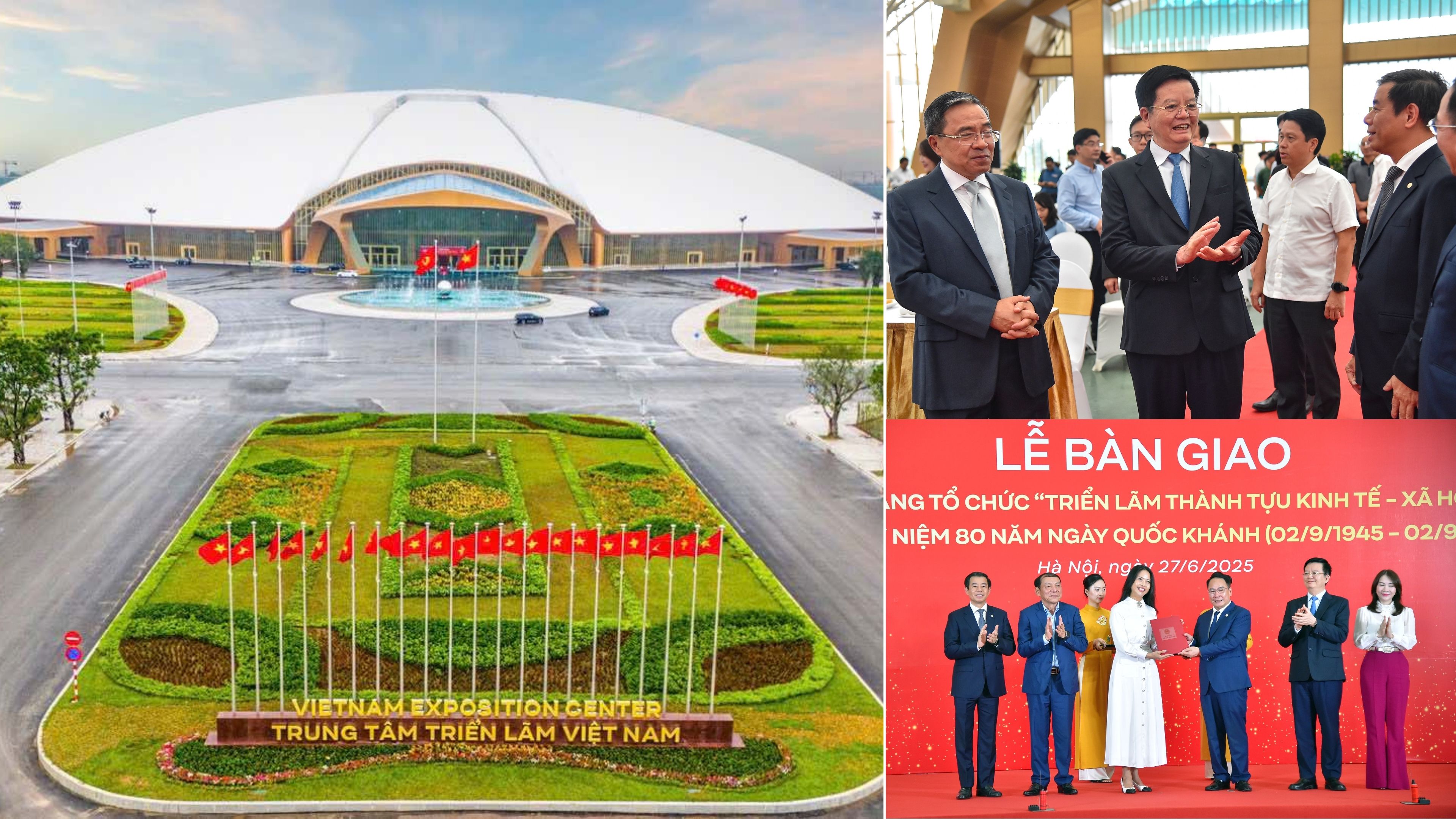 Bàn giao mặt bằng cho triển lãm thành tựu kinh tế - xã hội kỷ niệm 80 năm Quốc khánh