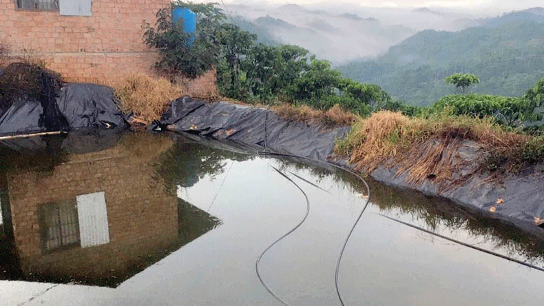 Khu vực hai cháu bé bị đuối nước ở Lâm Đồng