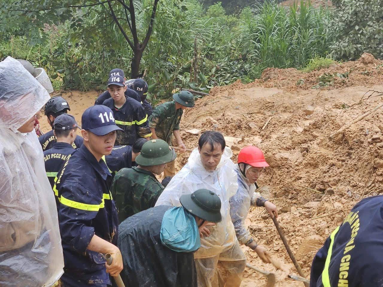 Tìm thấy thi thể trong vụ sạt lở vùi lấp 4 người ở Tuyên Quang
