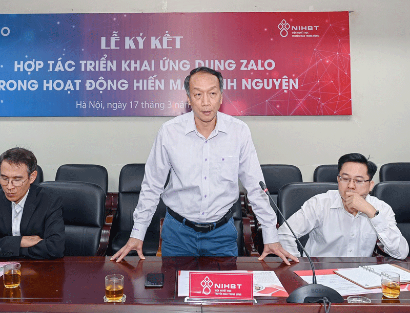 TS. Bạch Quốc Khánh – Viện trưởng Viện Huyết học – Truyền máu Trung ương