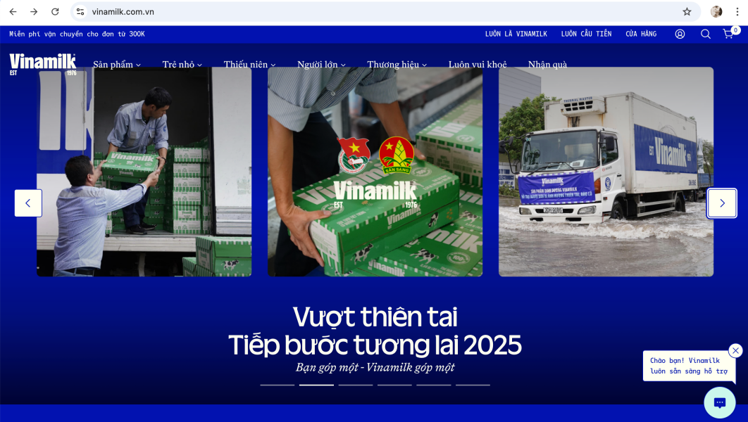 Vinamilk cùng cộng đồng viết tiếp hành trình sẻ chia