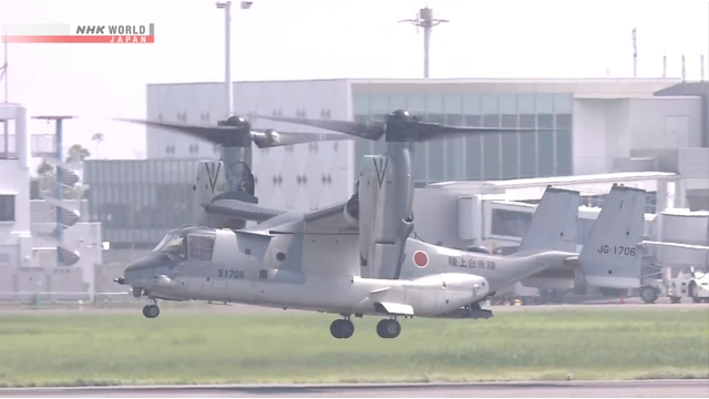Nhật Bản triển khai vận tải cơ Osprey tới Saga, tăng cường phòng thủ khu vực Tây Nam