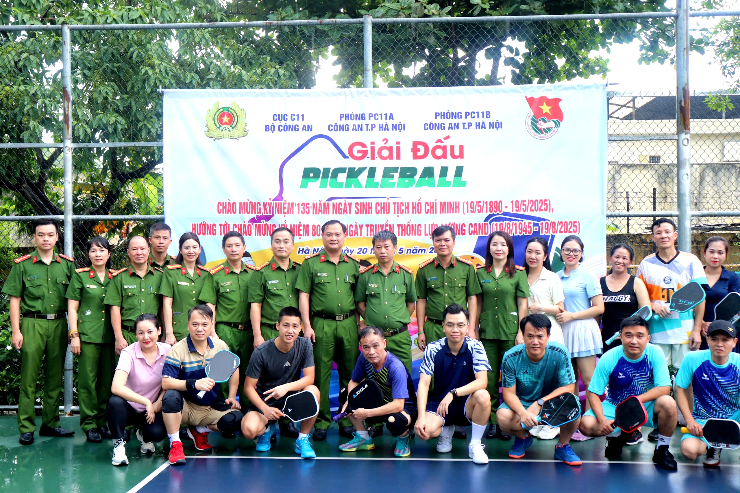 Sôi nổi Giải đấu Pickleball 2025 giữa các đơn vị thi hành tạm giữ, tạm giam