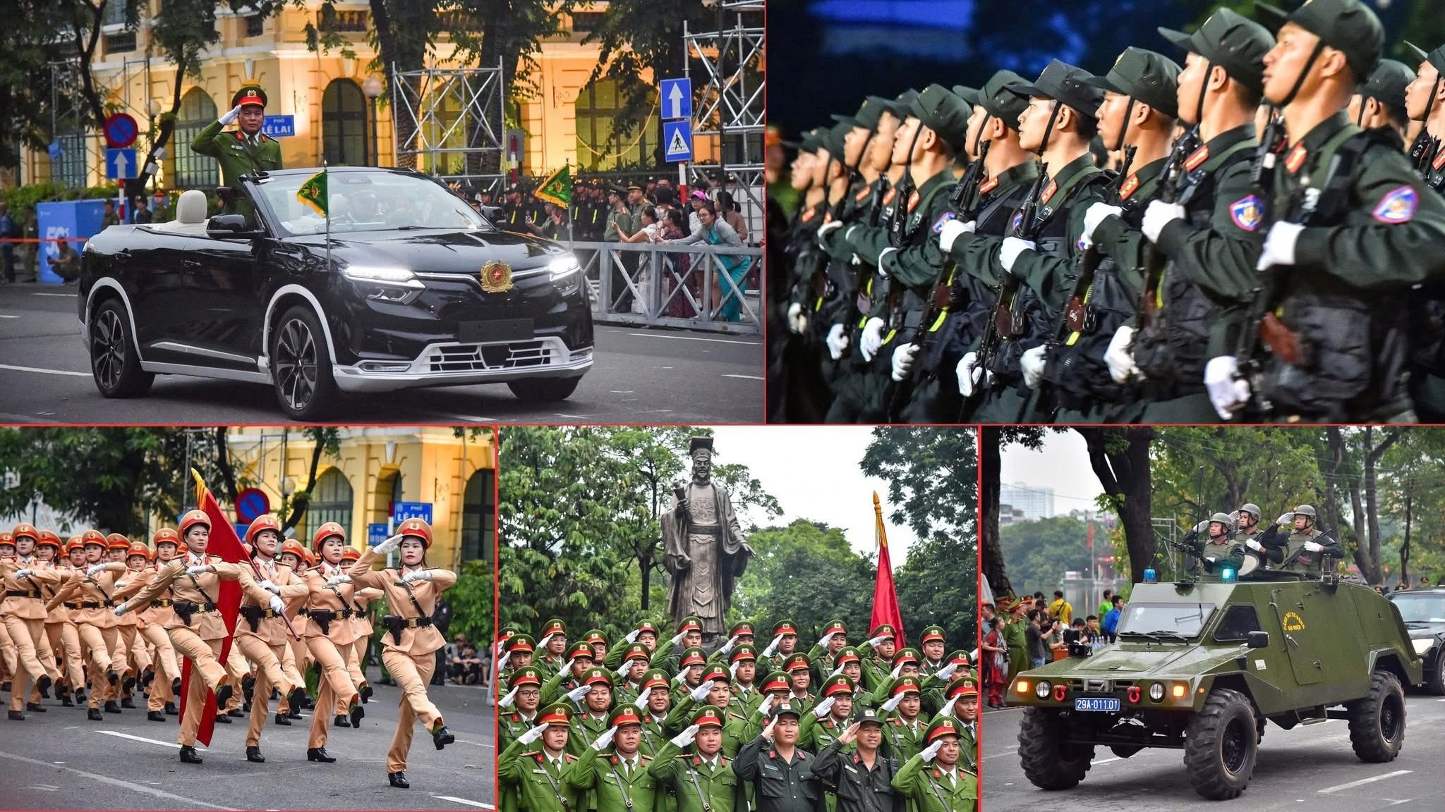 7h30 sáng Chủ nhật 10/8: Đón xem trực tiếp diễu binh, diễu hành trong Ngày hội vì Thủ đô bình yên
