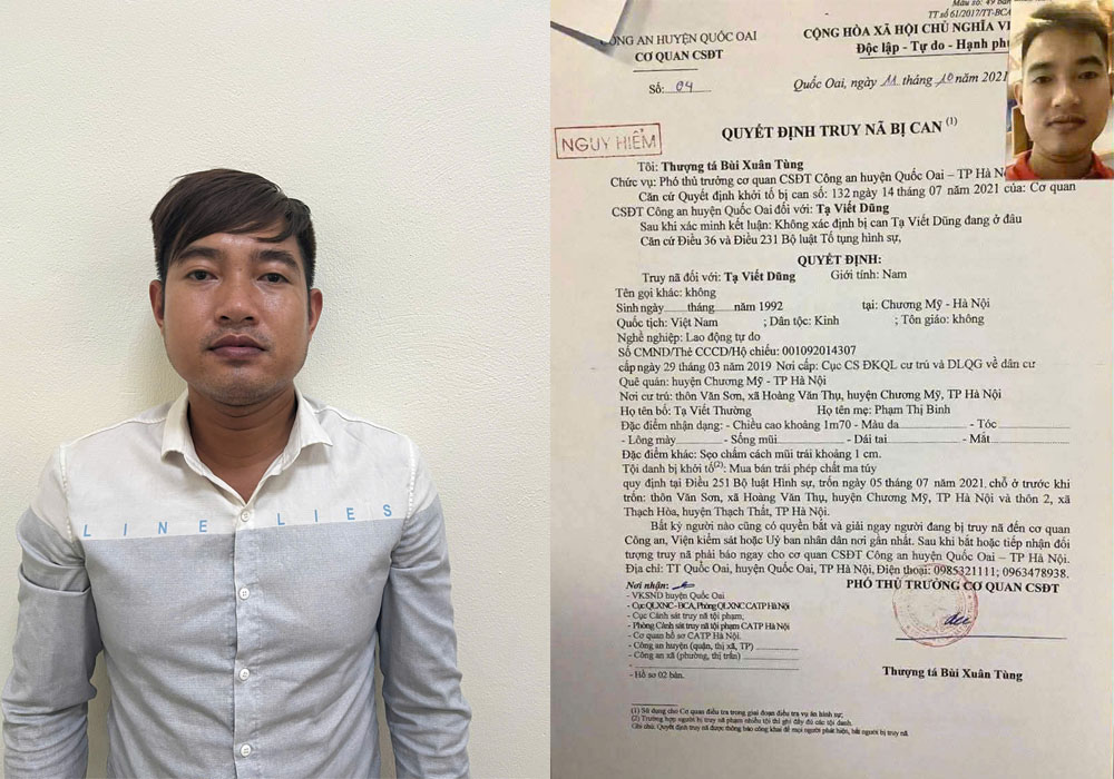 Trốn truy nã 4 năm do phạm tội về ma túy, nam thanh niên từ miền Nam ra đầu thú