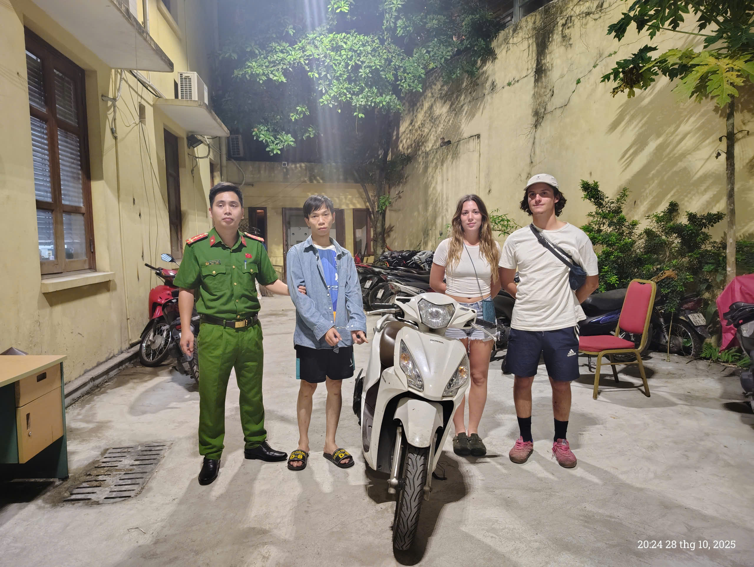 Bắt đối tượng trộm xe máy sau gần 3 giờ gây án