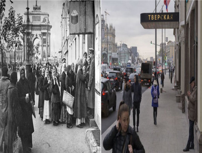 Những bức hình thú vị về nước Nga sau 100 năm, kể từ Cách mạng Tháng Mười
