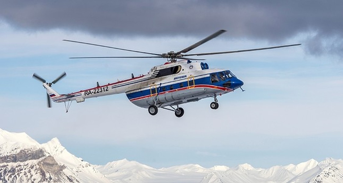 Tìm thấy máy bay trực thăng Nga mất tích ở Bắc Cực
