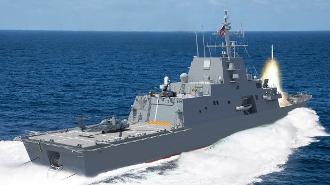 [ẢNH] Đáng gờm sức mạnh tàu tên lửa thay thế tuần dương hạm Ticonderoga của Mỹ