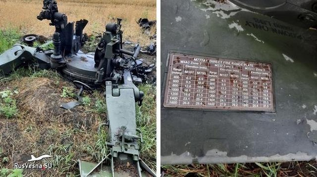 Hàng loạt pháo M777 của Ukraine liên tục bị Nga phá hủy 