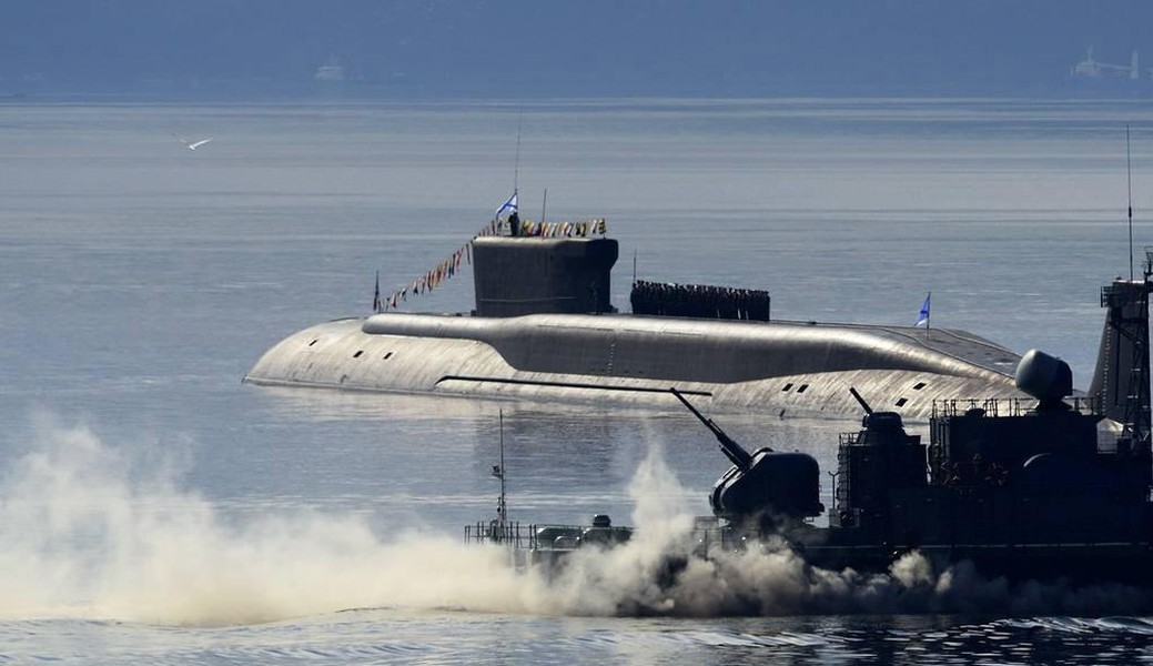 Tàu ngầm nguyên tử Nga thử tên lửa đạn đạo hạt nhân Bulava tầm bắn 9.000 km