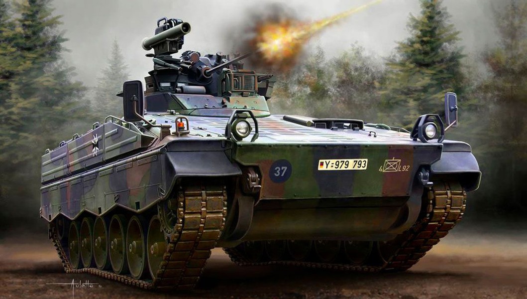 'Sát thủ diệt tăng' Milan gắn trên xe chiến đấu bộ binh Marder 1A3
