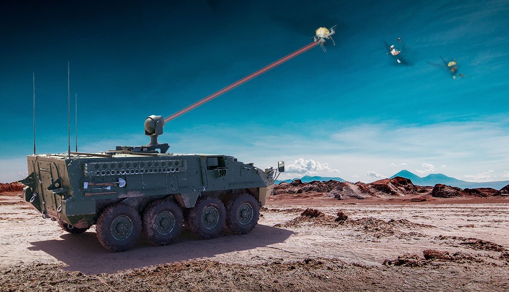 Mỹ thử vũ khí laser chuyên thiêu rụi UAV