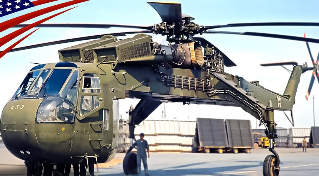 Trực thăng khổng lồ siêu dị CH-54 của không quân Mỹ