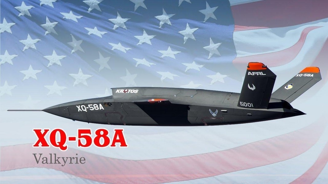 UAV tàng hình XQ-58A Valkyrie của Mỹ được trang bị trí tuệ nhân tạo