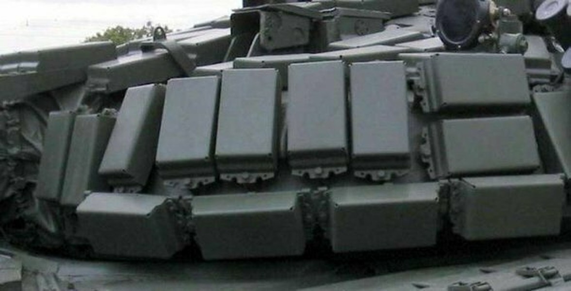 Giáp phản ứng nổ huyền thoại Liên Xô Kontakt-1 gắn lên xe tăng Leopard 2A4