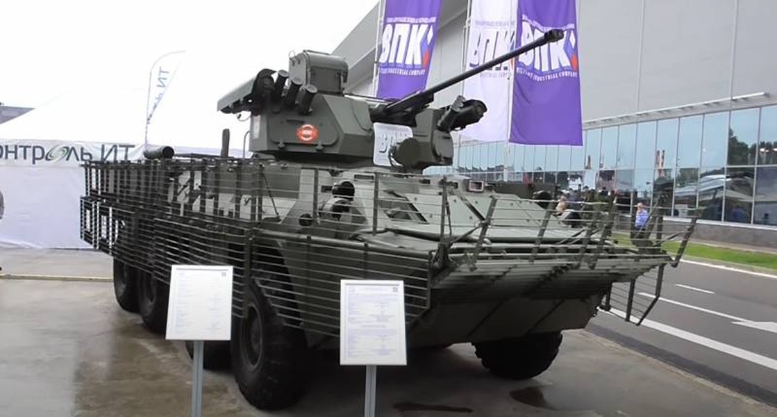 Nga phát triển thiết giáp BTR-82A với tháp pháo Ballista và giáp mới