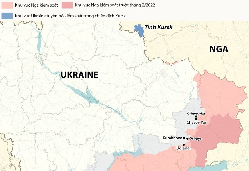 'Thành phố pháo đài' Vuhledar ở miền Đông của Ukraine thất thủ