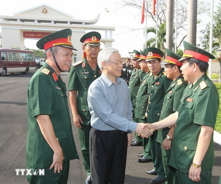 Tổng Bí thư Nguyễn Phú Trọng: Công an và Quân đội là ‘lá chắn’ bảo vệ đất nước