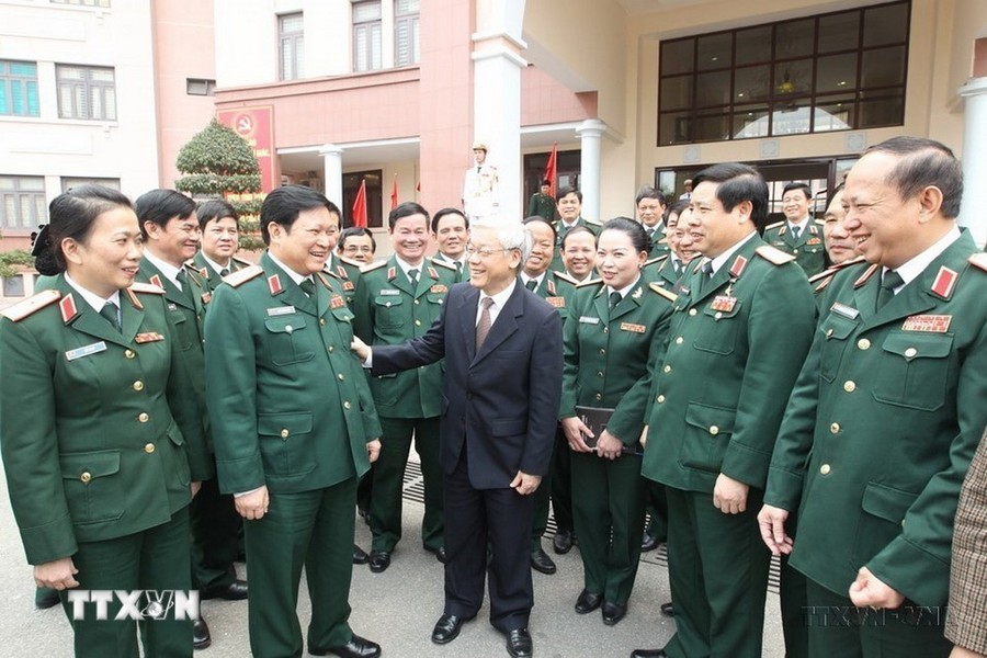 Tổng Bí thư Nguyễn Phú Trọng: Công an và Quân đội là ‘lá chắn’ bảo vệ đất nước