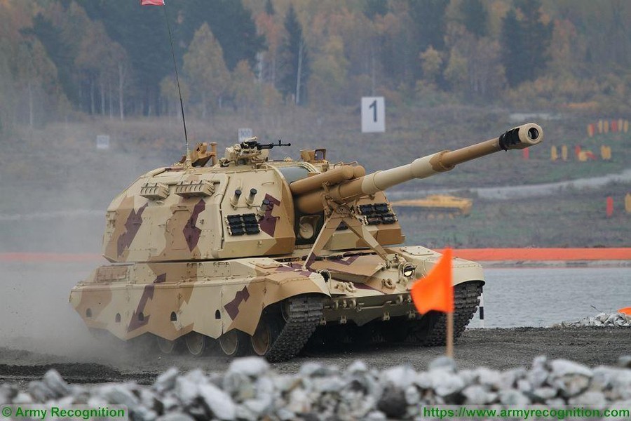 Quân đội Nga nhận thêm hàng loạt pháo tự hành 2S19M2 nâng cấp cực mạnh