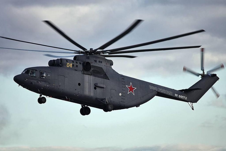 Trực thăng khổng lồ Mi-26T2V chuẩn bị xuất hiện tại Ukraine?