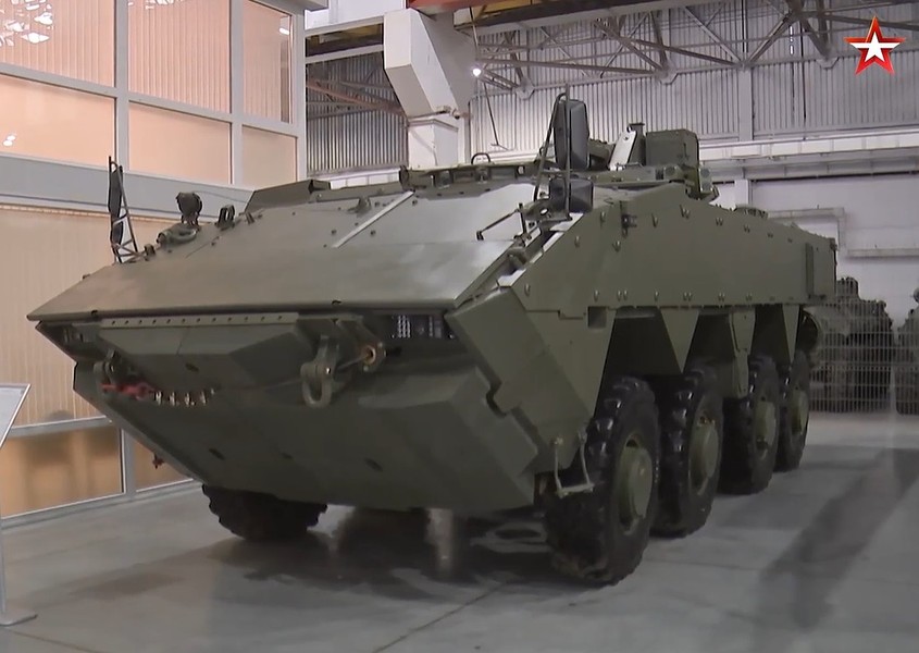 Xe thiết giáp chở quân Boomerang tối tân nhất của Nga đã sẵn sàng chiến đấu