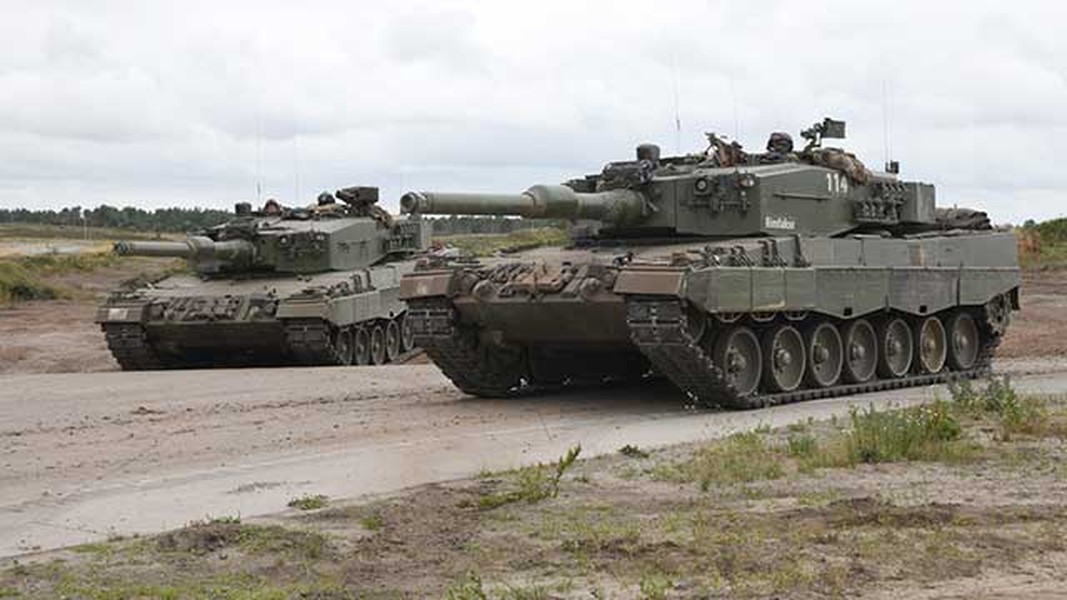 Vũ khí bí ẩn 'xé toạc' nóc tháp pháo xe tăng Leopard 2A4