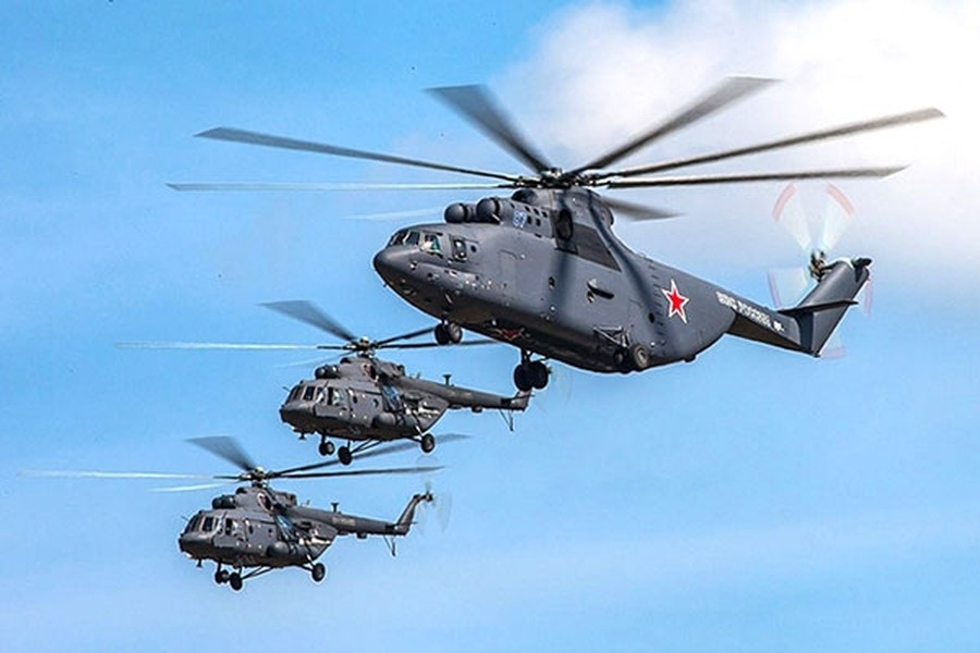 Trực thăng khổng lồ Mi-26 mạnh mẽ vượt trội nhờ động cơ PD-8V thế hệ mới