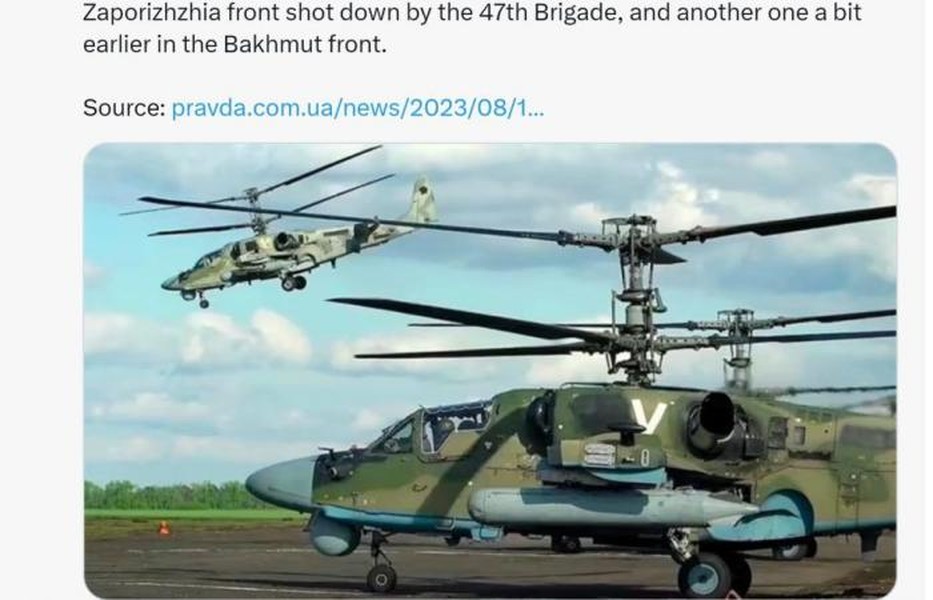 Trực thăng tấn công Ka-52M nâng cấp lần đầu ra mắt tại Diễn đàn Army-2023