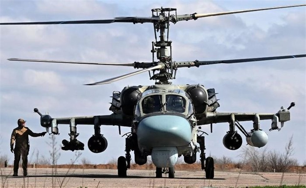 Trực thăng tấn công Ka-52M nâng cấp lần đầu ra mắt tại Diễn đàn Army-2023