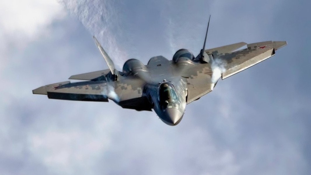Phi đội tiêm kích Su-57 duy nhất của Nga thực hiện hàng loạt cuộc không kích tầm xa