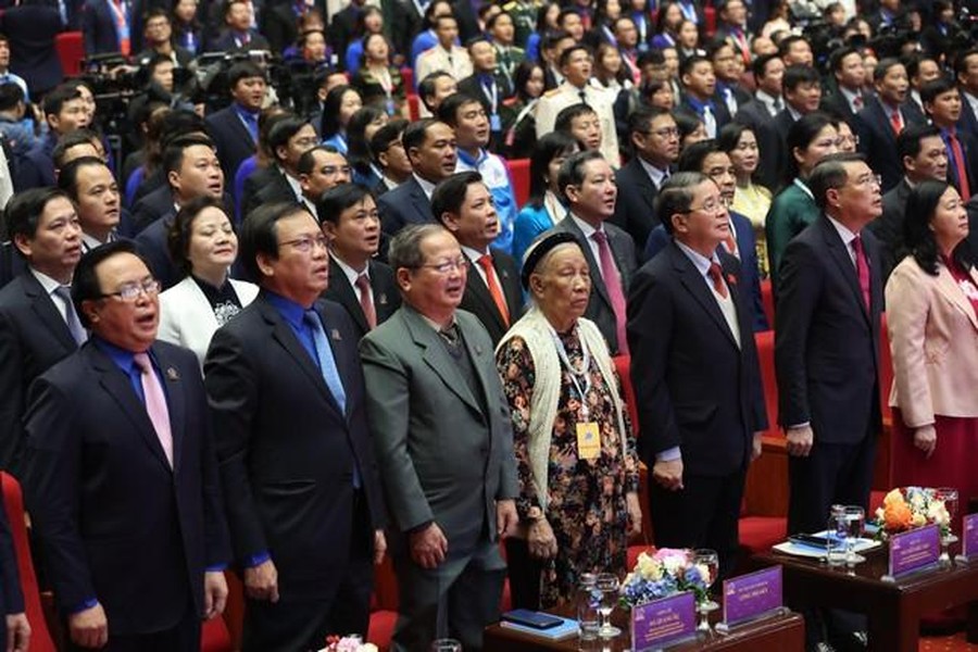 Tổng Bí thư Nguyễn Phú Trọng dự phiên trọng thể Đại hội Đoàn toàn quốc lần thứ XII