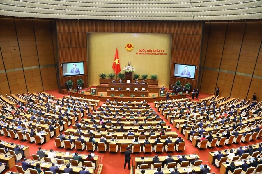 Hình ảnh lãnh đạo Đảng, Nhà nước dự khai mạc kỳ họp Quốc hội bất thường lần thứ hai