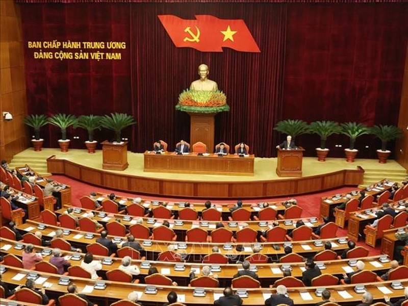 Hình ảnh Tổng Bí thư Nguyễn Phú Trọng chủ trì gặp mặt các đồng chí nguyên lãnh đạo cấp cao