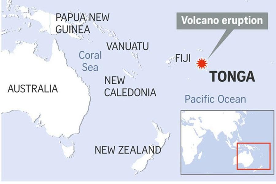 Tại sao núi lửa phun trào ở Tonga là thảm họa đáng lo?