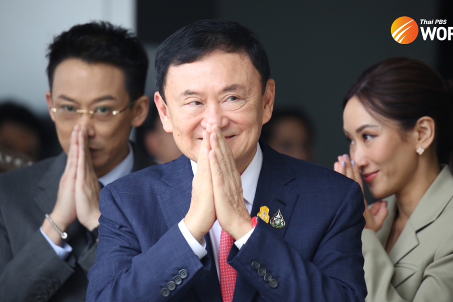 Hình ảnh mới nhất của cựu Thủ tướng Thái Lan Thaksin Shinawatra ngày trở về