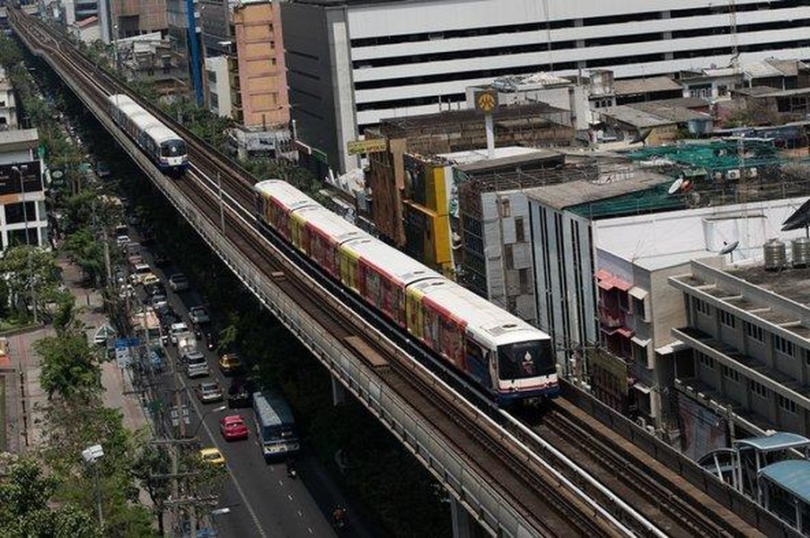 Đường sắt trên cao Skytrain và giá trị mang lại cho Bangkok