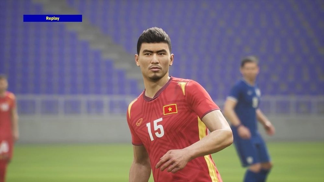 Cận cảnh gương mặt Quang Hải, Văn Lâm... cùng tuyển Việt Nam trong PES 2022