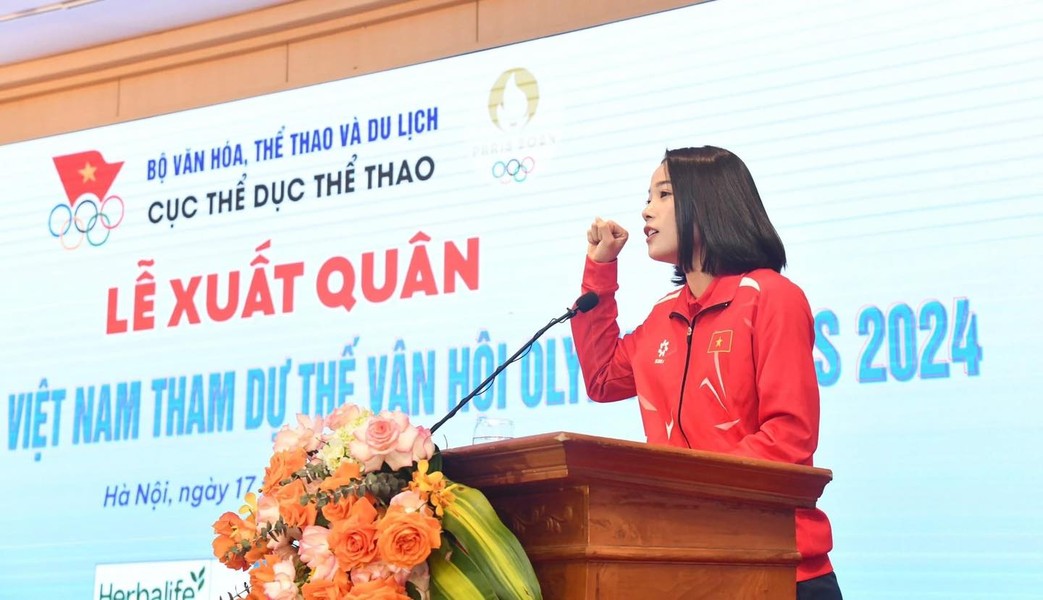 Những 'nàng thơ' xinh đẹp của thể thao Việt Nam ở Olympic Paris