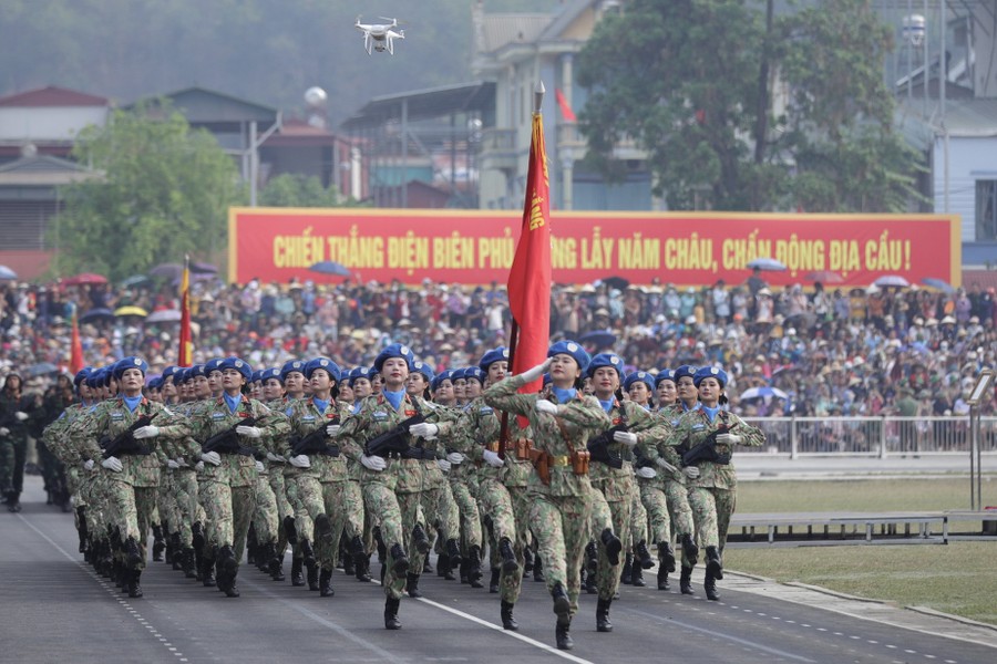 Hình ảnh ấn tượng tại buổi tổng duyệt Lễ kỷ niệm 70 năm Chiến thắng Điện Biên Phủ