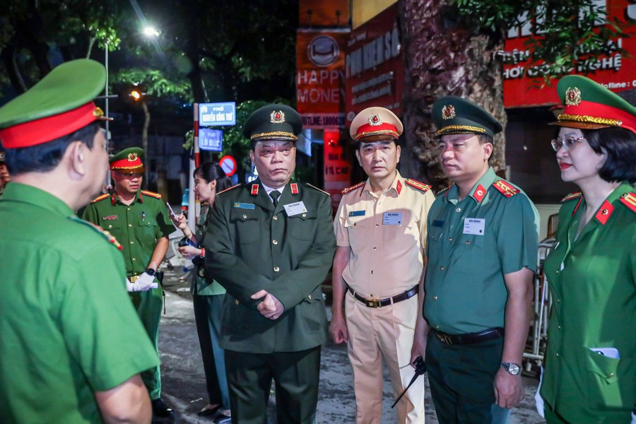 Công an Hà Nội bảo vệ tuyệt đối an toàn Lễ Quốc tang Tổng Bí thư Nguyễn Phú Trọng