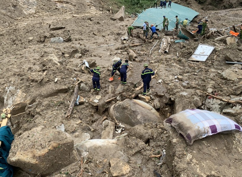 Hiện trường hoang tàn sau lũ quét, khiến 6 người chết, 3 người mất tích ở Lào Cai