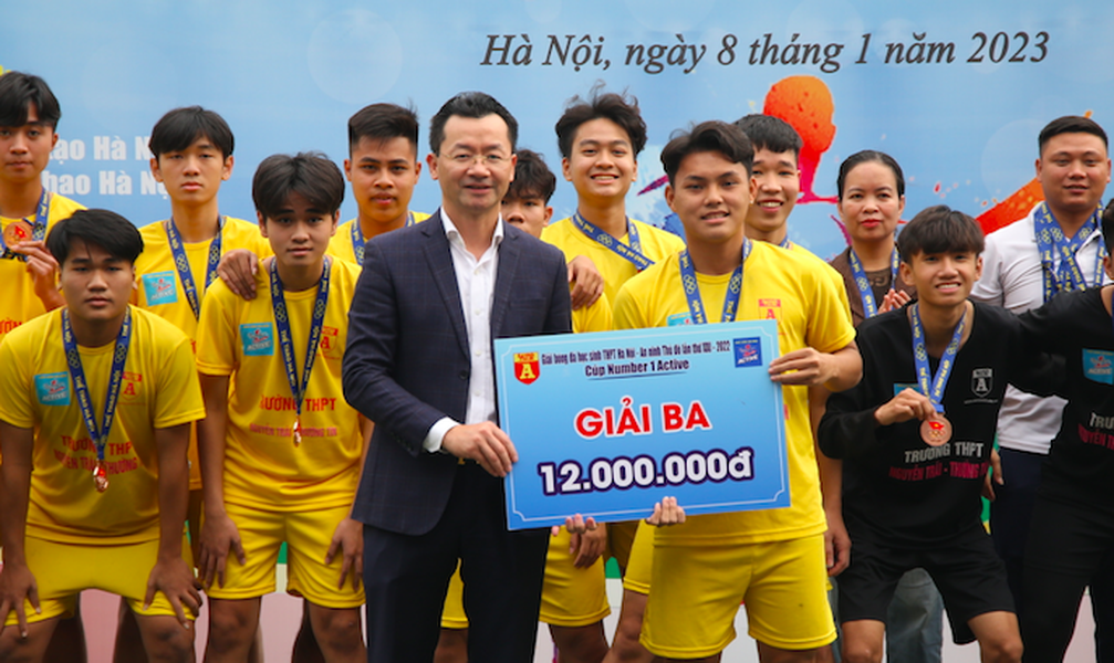 Các danh hiệu được trao ở mùa giải bóng đá học sinh THPT Hà Nội 2022