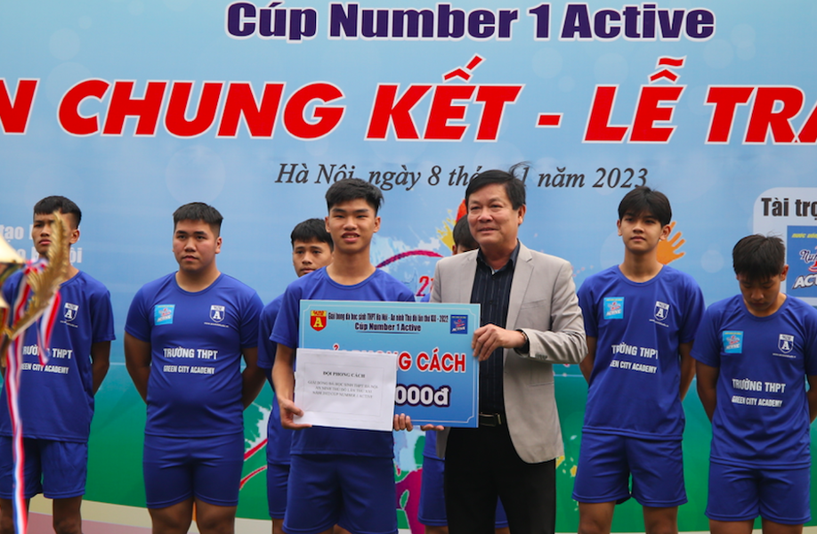 Các danh hiệu được trao ở mùa giải bóng đá học sinh THPT Hà Nội 2022