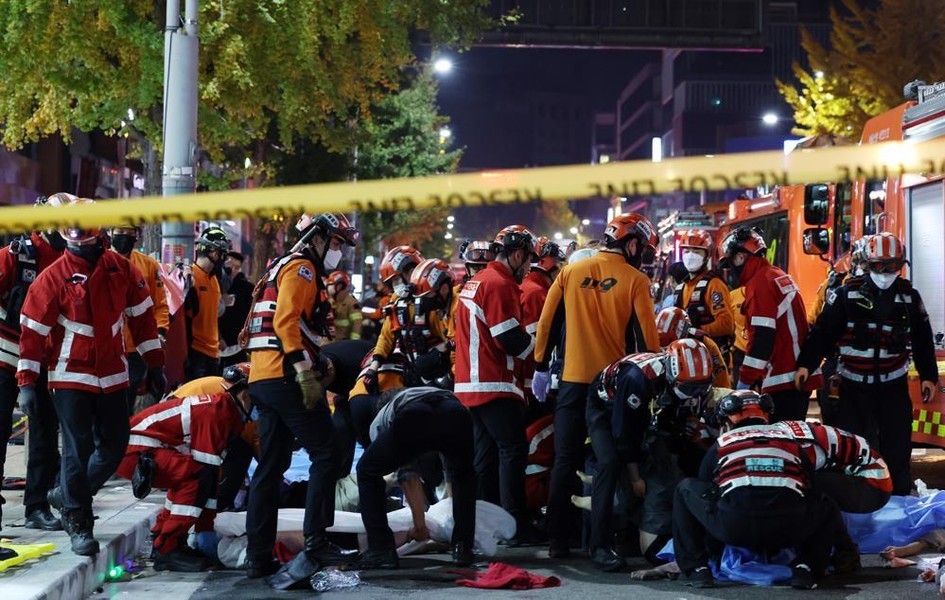 Thảm kịch giẫm đạp đêm lễ hội Halloween ở Hàn Quốc, ít nhất 149 người thiệt mạng