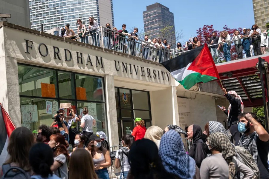 Biểu tình phản đối xung đột Gaza lan rộng tại các trường đại học ở Mỹ