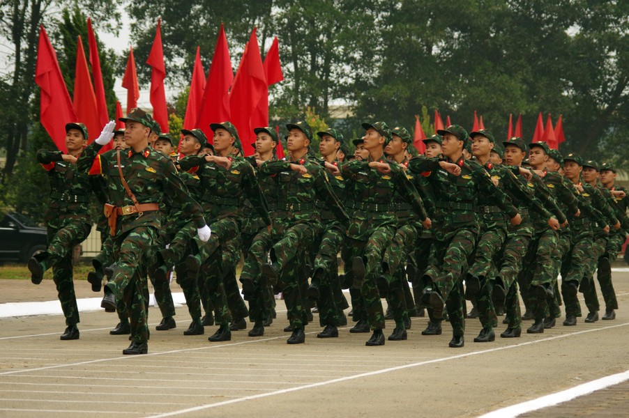 Ấn tượng hình ảnh dân quân tự vệ Thủ đô